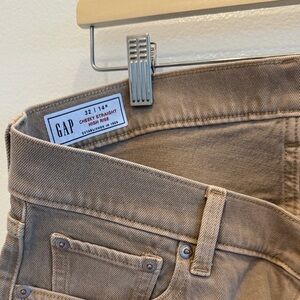 GAP Women's Cheeky Straight High Rise Jeans - Beige